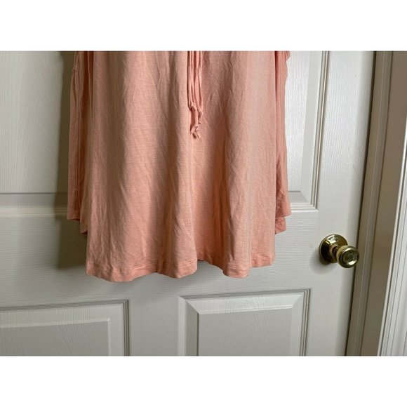 Free People Top Womens Size S NWT Sleeveless Peach Orange Rayon Soft Flowing - Picture 5 of 8
